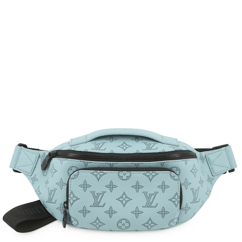 Louis Vuitton Monogram Shadow Black Rush Bum Bag Body Bum Crossbody Belt Waist